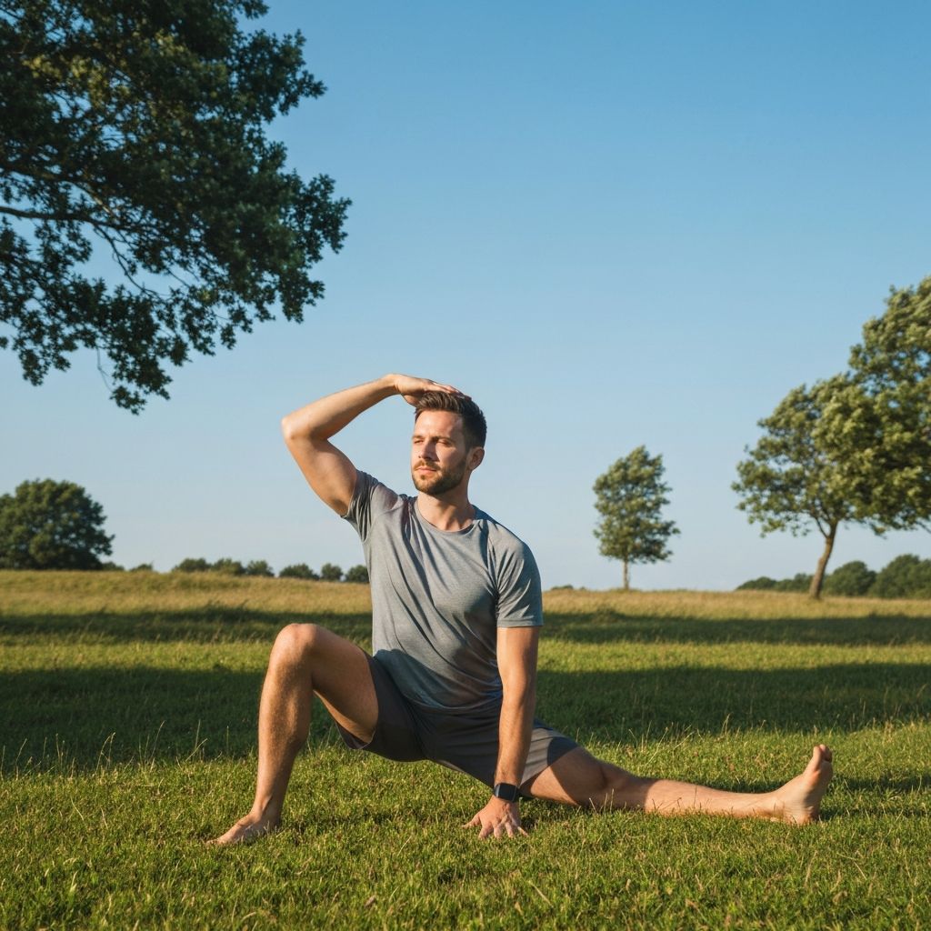 Active lifestyle routine with natural supplements